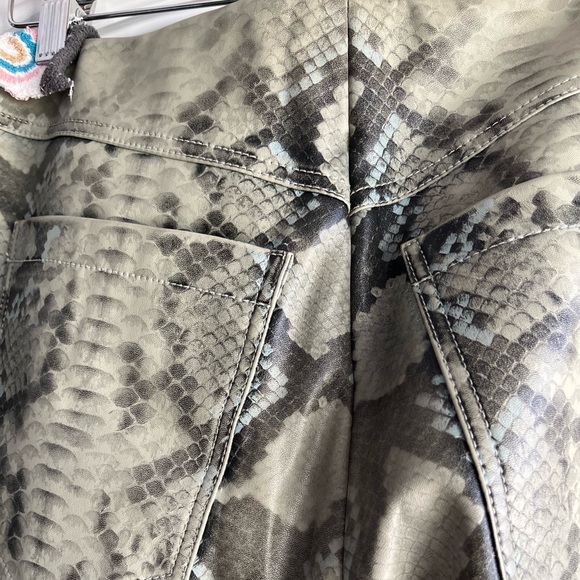 Miaou faux leather snake pants - Picture 4 of 6
